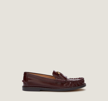 Kali Burgundy Leather Loafer