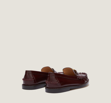 Kali Burgundy Leather Loafer