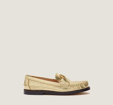 Kali Gold Leather Loafer