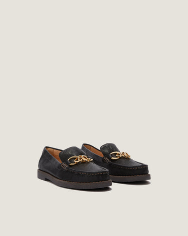 Jane Black Grainy Goat Leather Loafer - Odissì - 2