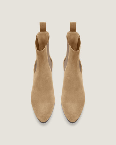 Ella Natural Suede Leather Bootie - Odissì - 4