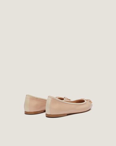 Lou Pastel pink Leather Ballerina - Odissì - 2