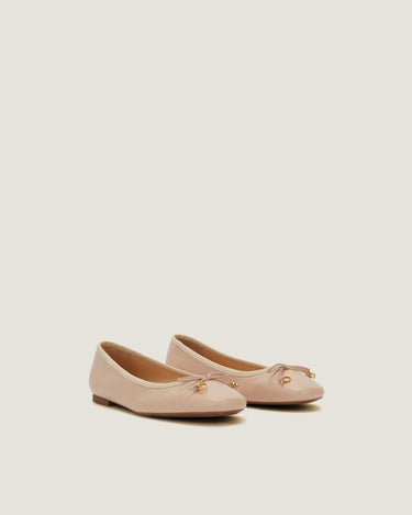 Lou Pastel pink Leather Ballerina - Odissì - 2