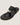 Olivia Black Leather Thong Sandal - Odissì - 3