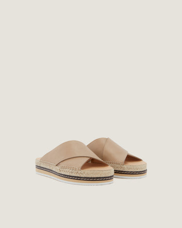 Lily Natural Leather Criss Cross Espadrille - Odissì - 2