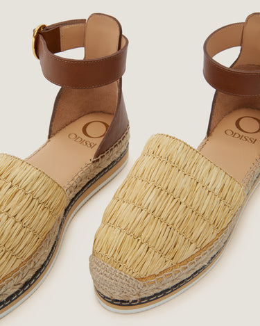 Lily Natural Raffia Flat Espadrille - Odissì - 3