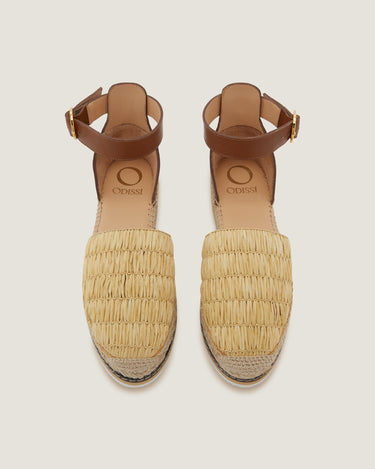 Lily Natural Raffia Flat Espadrille - Odissì - 4