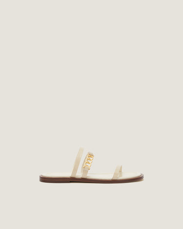 Juliet Natural Leather Flat Sandal - Odissì