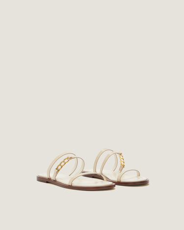 Juliet Natural Leather Flat Sandal - Odissì - 2