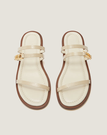 Juliet Natural Leather Flat Sandal - Odissì - 4