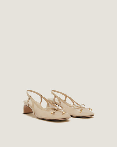 Alice Natural Fabric Mesh Slingback - Odissì - 2