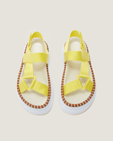 Kim Yellow Fabric Tape Sport Sandal - Odissì - 4