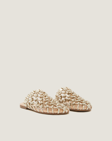 Nour Gold Soft Braided Slipper - Odissì - 2